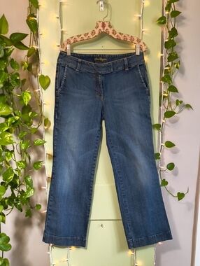 Women's Anne Taylor Margo Wild Leg Trouser Jeans Original Fit 10
